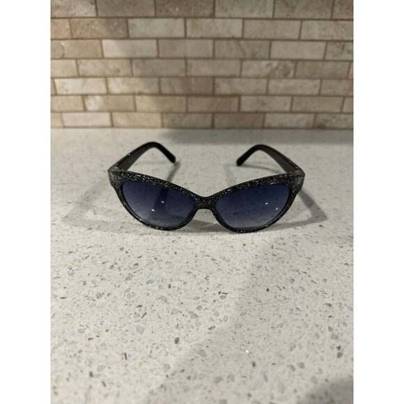 Disney Parks Black Glitter Castle Icon Adult Size Sunglasses - Picture 1 of 5